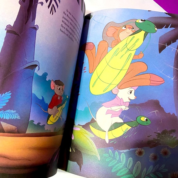 WALT DISNEY’S VINTAGE 1990 THE RESCUERS DOWN UNDER HARDCOVER COLLECTABLE BOOK - Picture 11 of 16